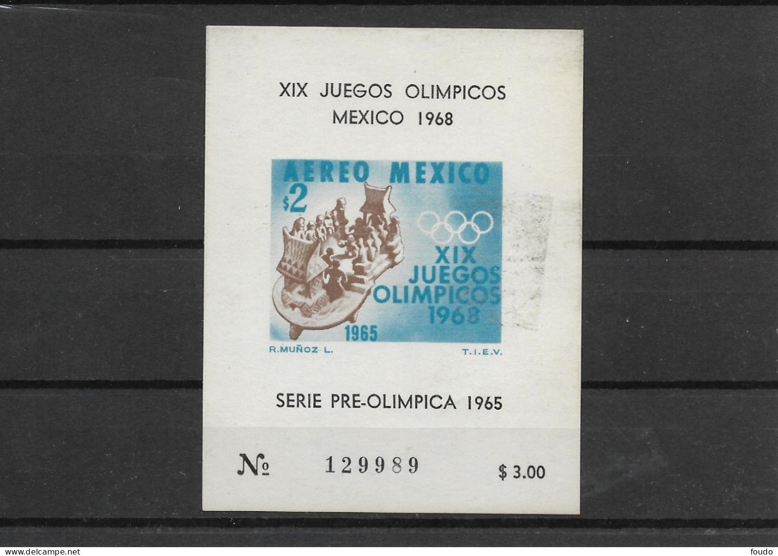 MEXIQUE 1965: Bloc Preolympique** - Mexique