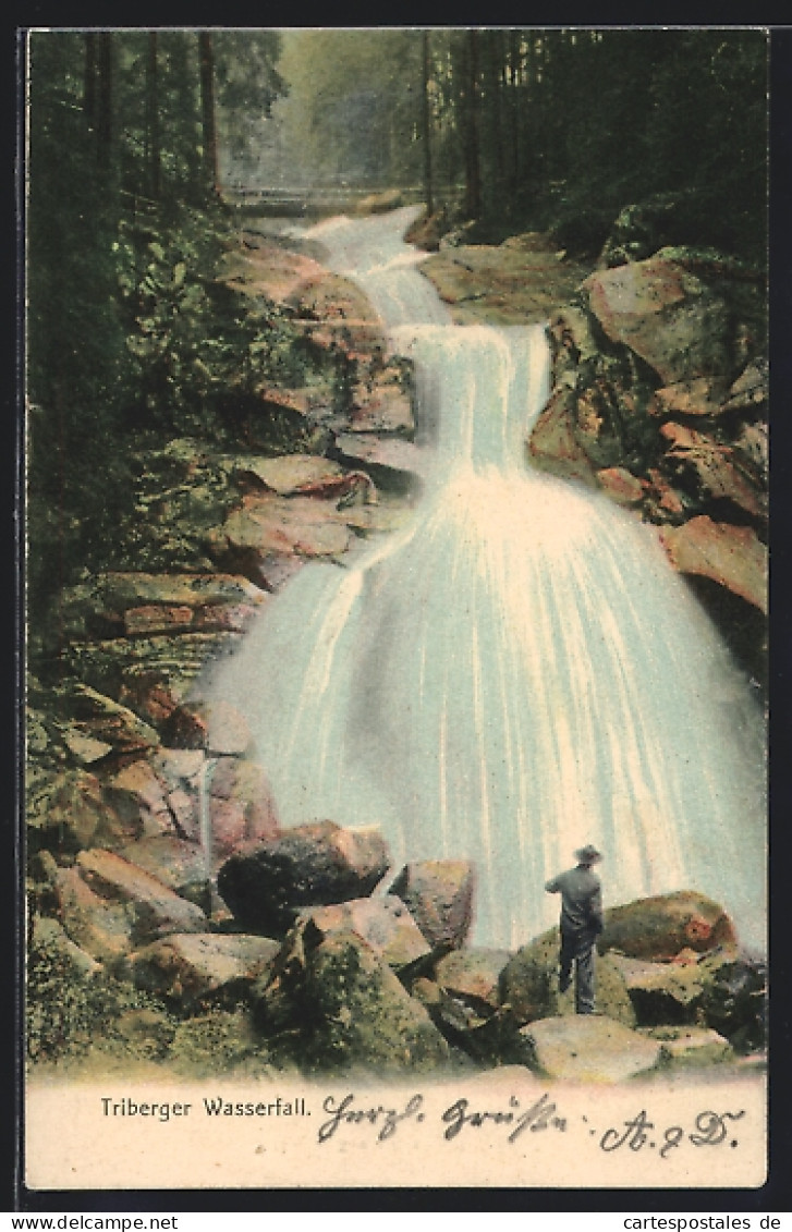 AK Triberg, Der Wasserfall  - Triberg