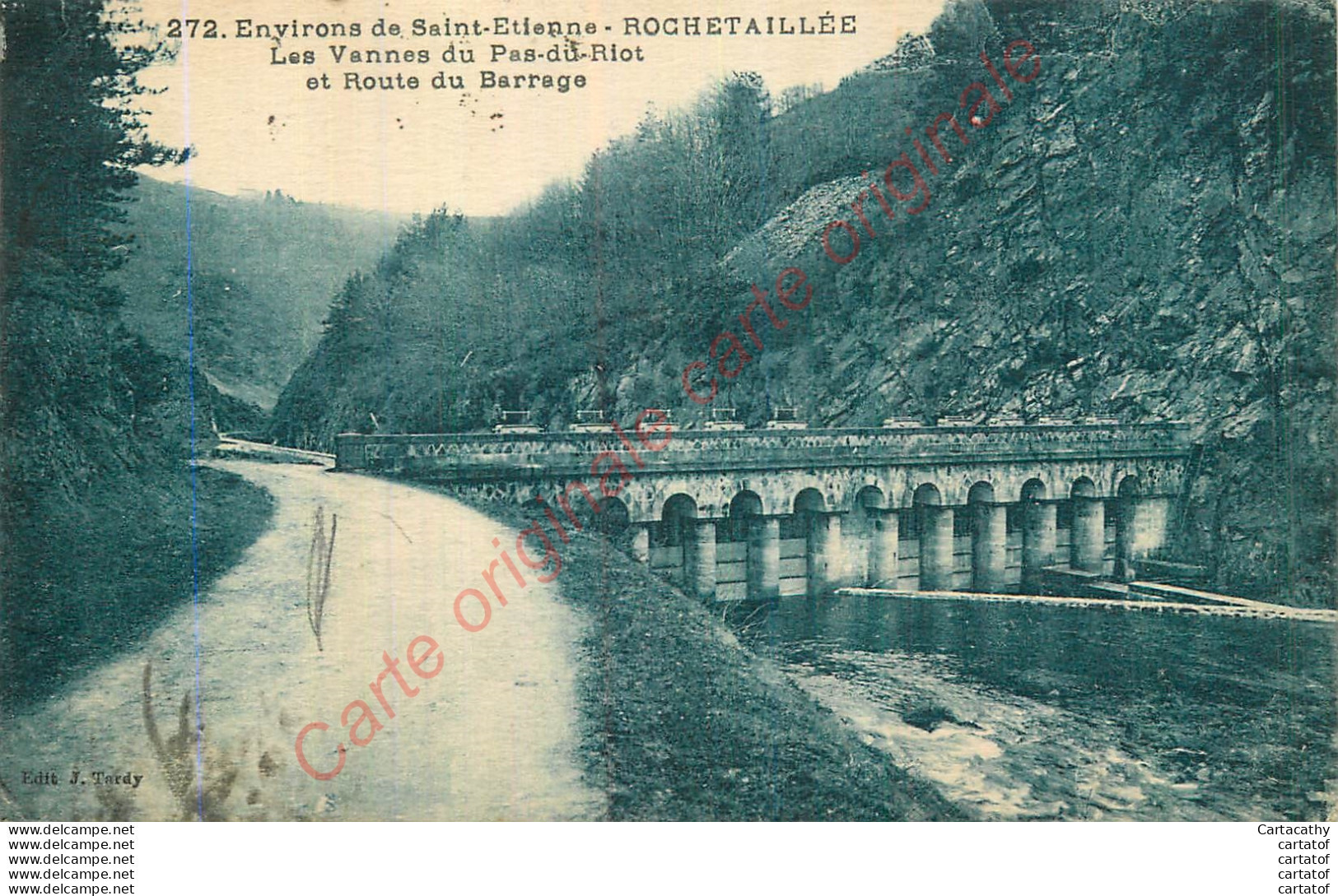 42.  ROCHETAILLEE . Les Vannes Du Pas Du Riot Et Route Du Barrage . - Rochetaillee