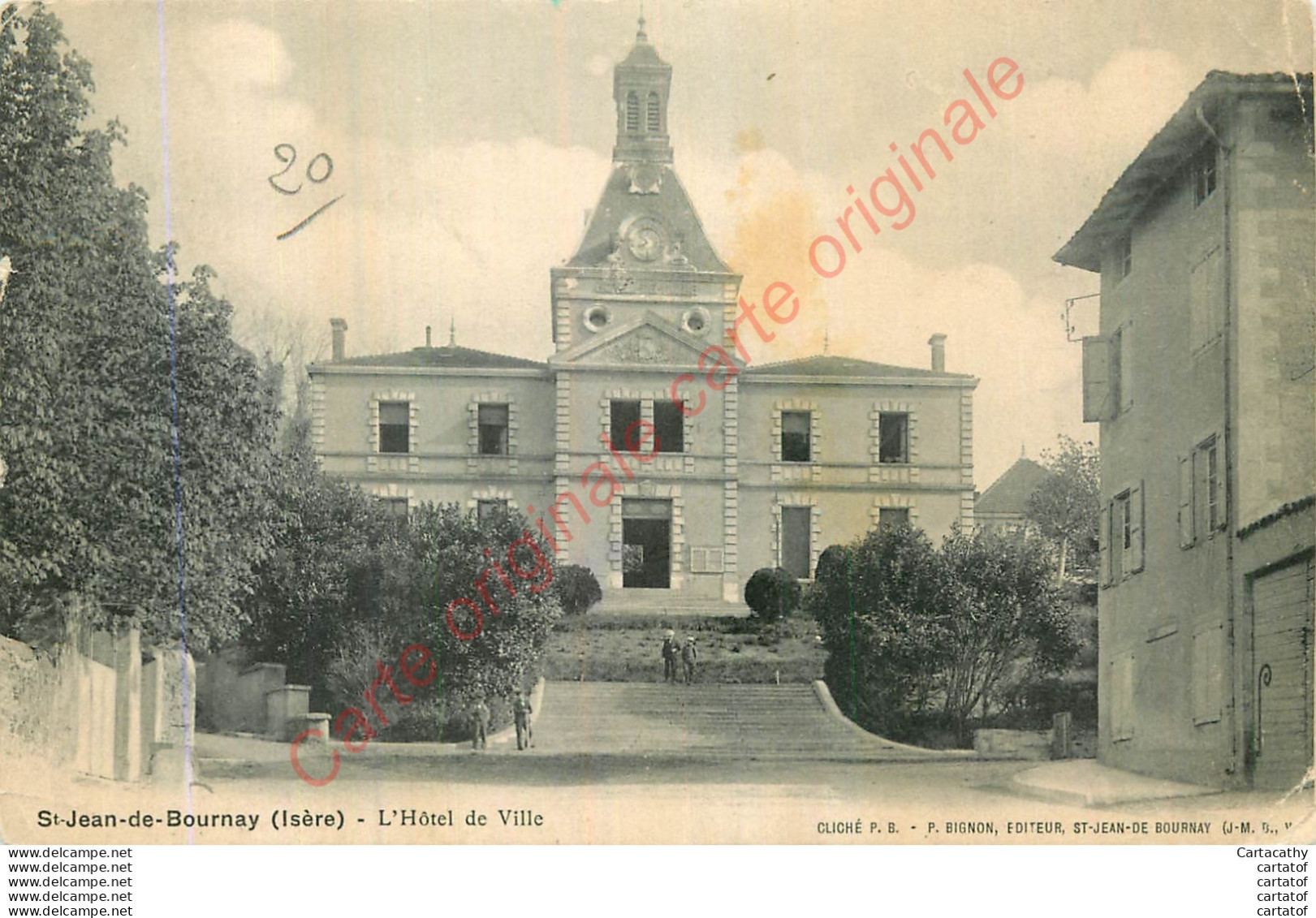 38.  SAINT JEAN DE BOURNAY .  Hôtel De Ville . - Saint-Jean-de-Bournay