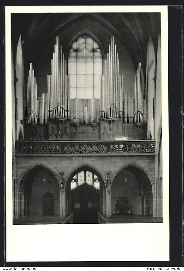 AK Tauberbischofsheim, Kirche, Orgelprospekt  - Tauberbischofsheim