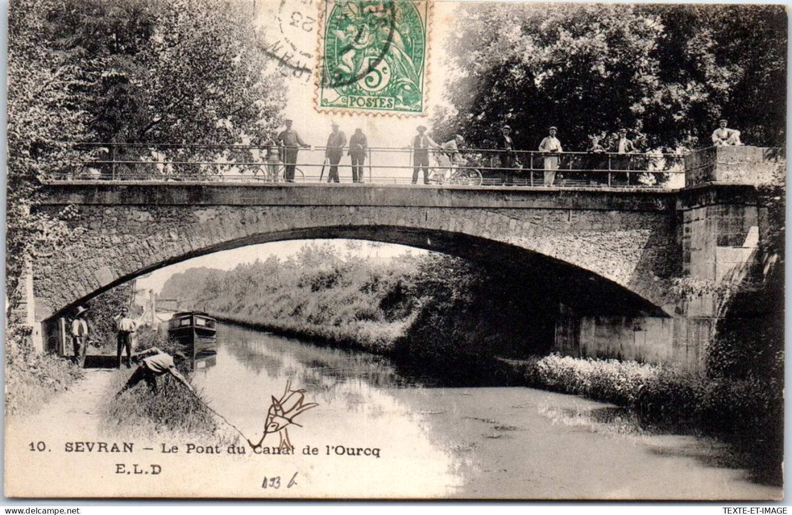 93 SEVRAN - Le Pont Du Canal De L'ourcq  - Sevran