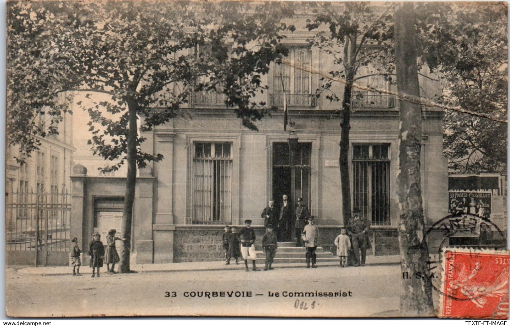 92 COURBEVOIE - Le Commissariat De Police  - Courbevoie