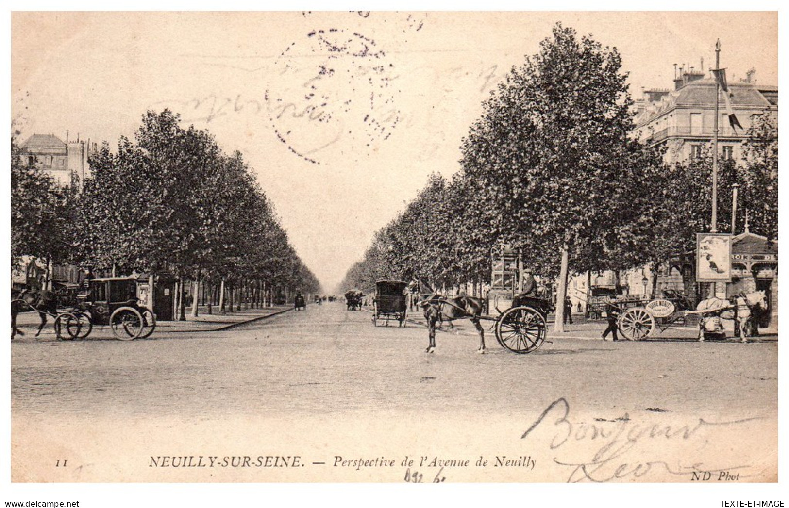 92 NEUILLY SUR SEINE - Perspective Avenue De Neuilly  - Neuilly Sur Seine