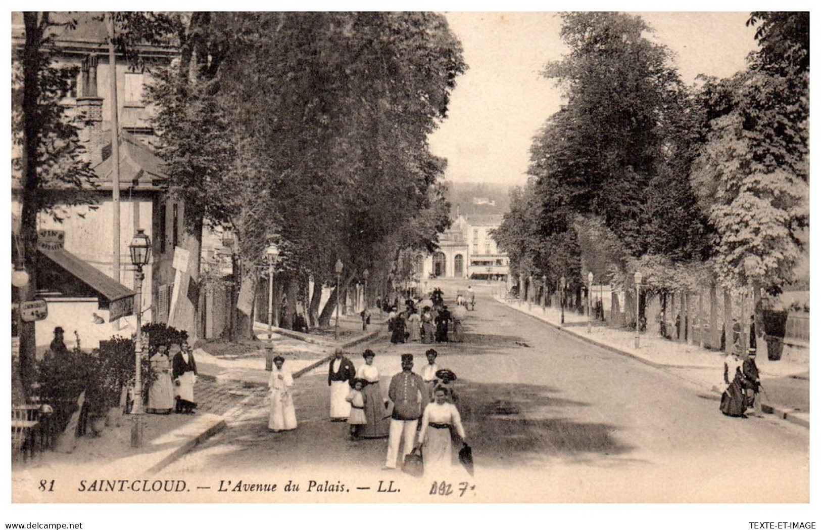 92 SAINT CLOUD - L'avenue Du Palais. - Saint Cloud