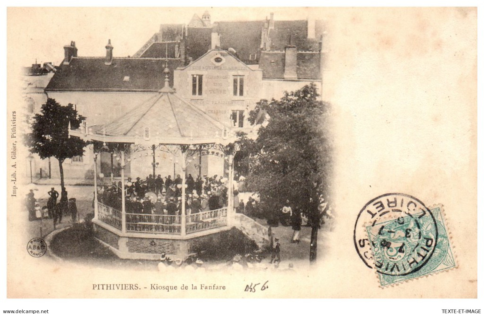 45 PITHIVIERS - Kiosque De La Fanfare. - Pithiviers