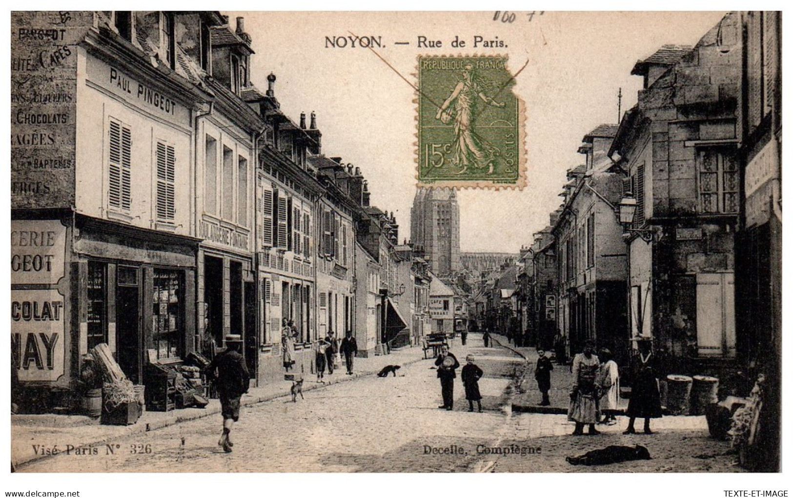 60 NOYON - La Rue De Paris. - Noyon