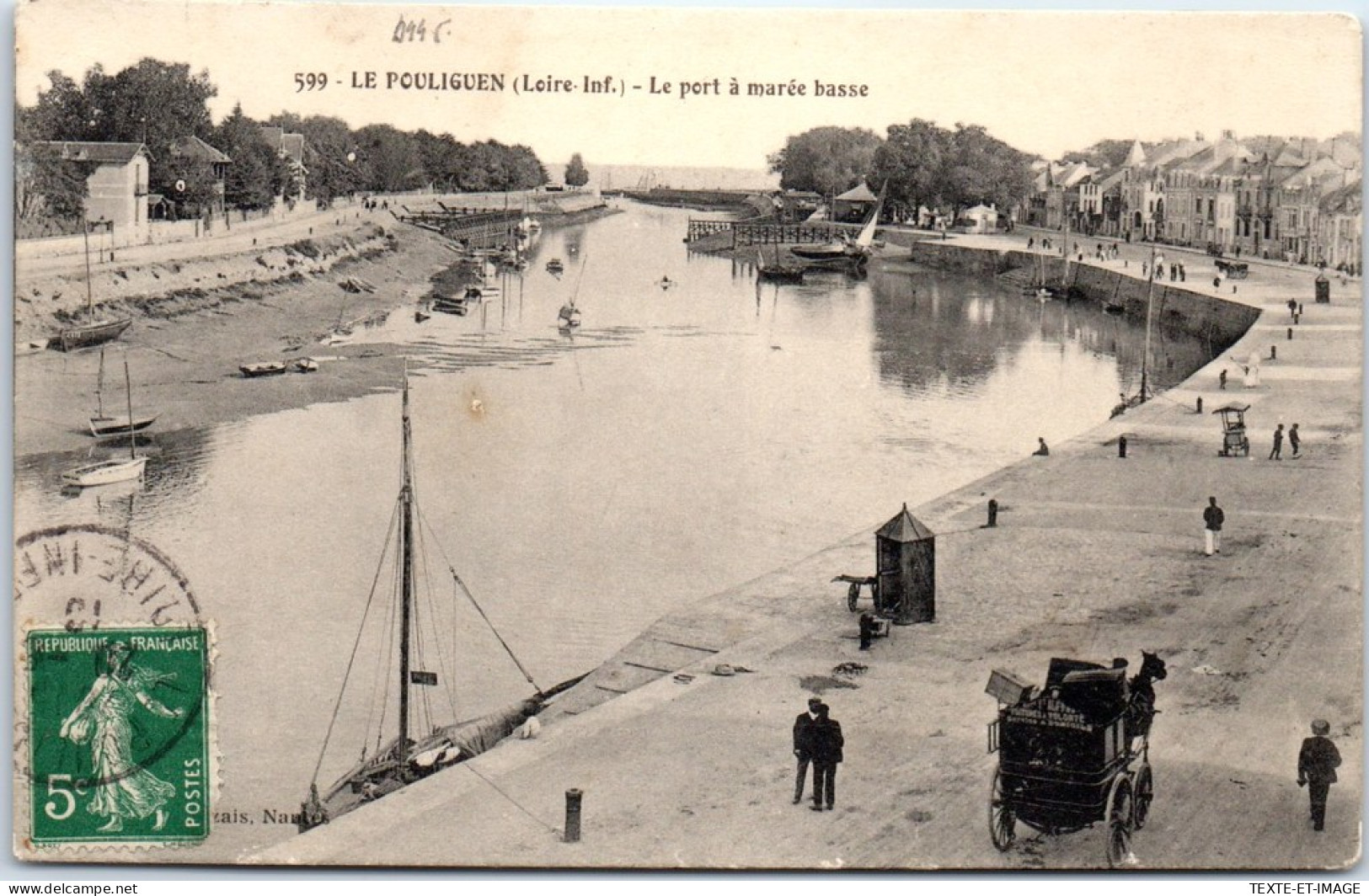 44 LE POULIGUEN - Le Porte A Maree Basse. - Le Pouliguen