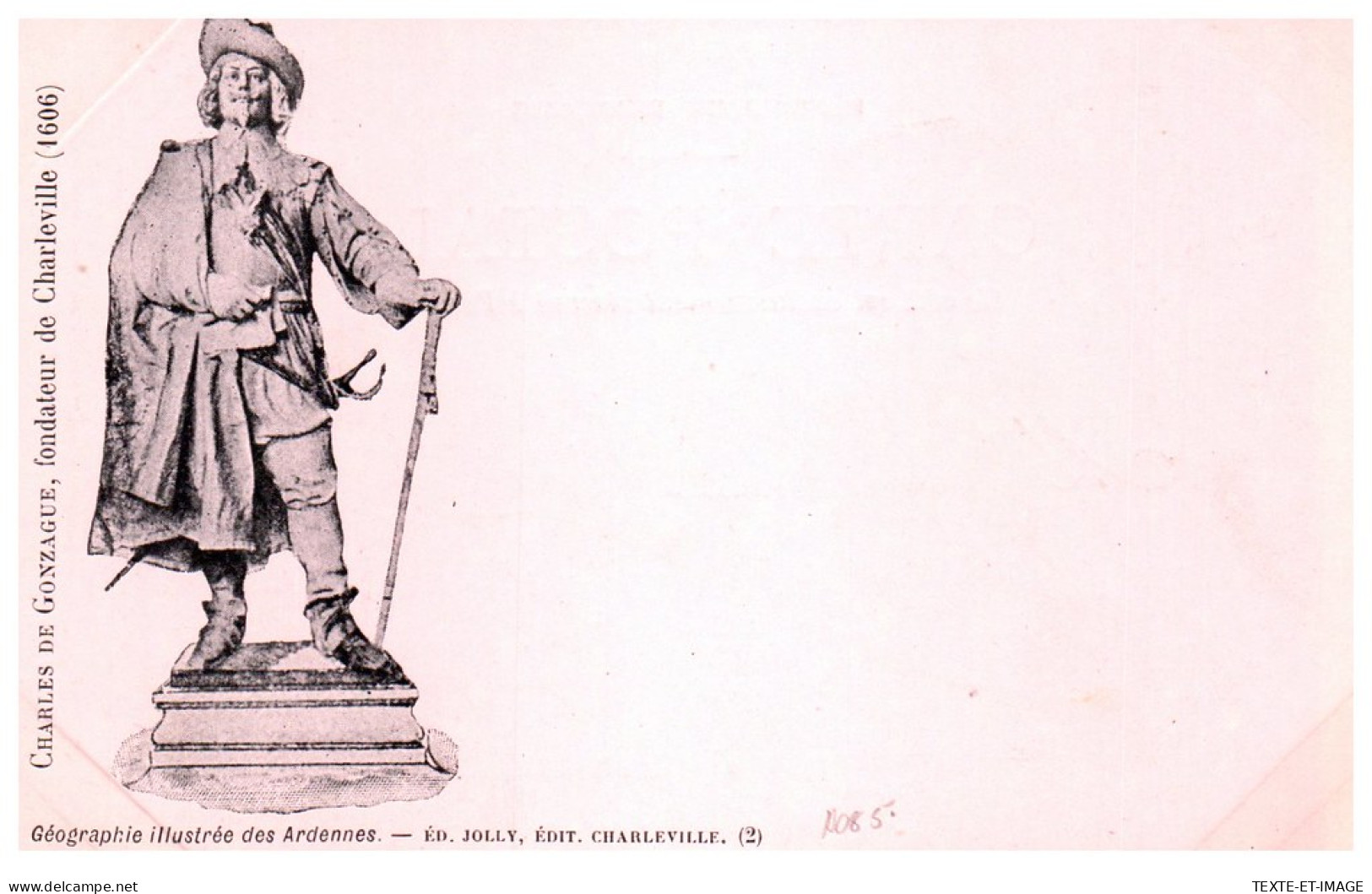 08 CHARLEVILLE - Statue De Charles De Gonzague  - Charleville