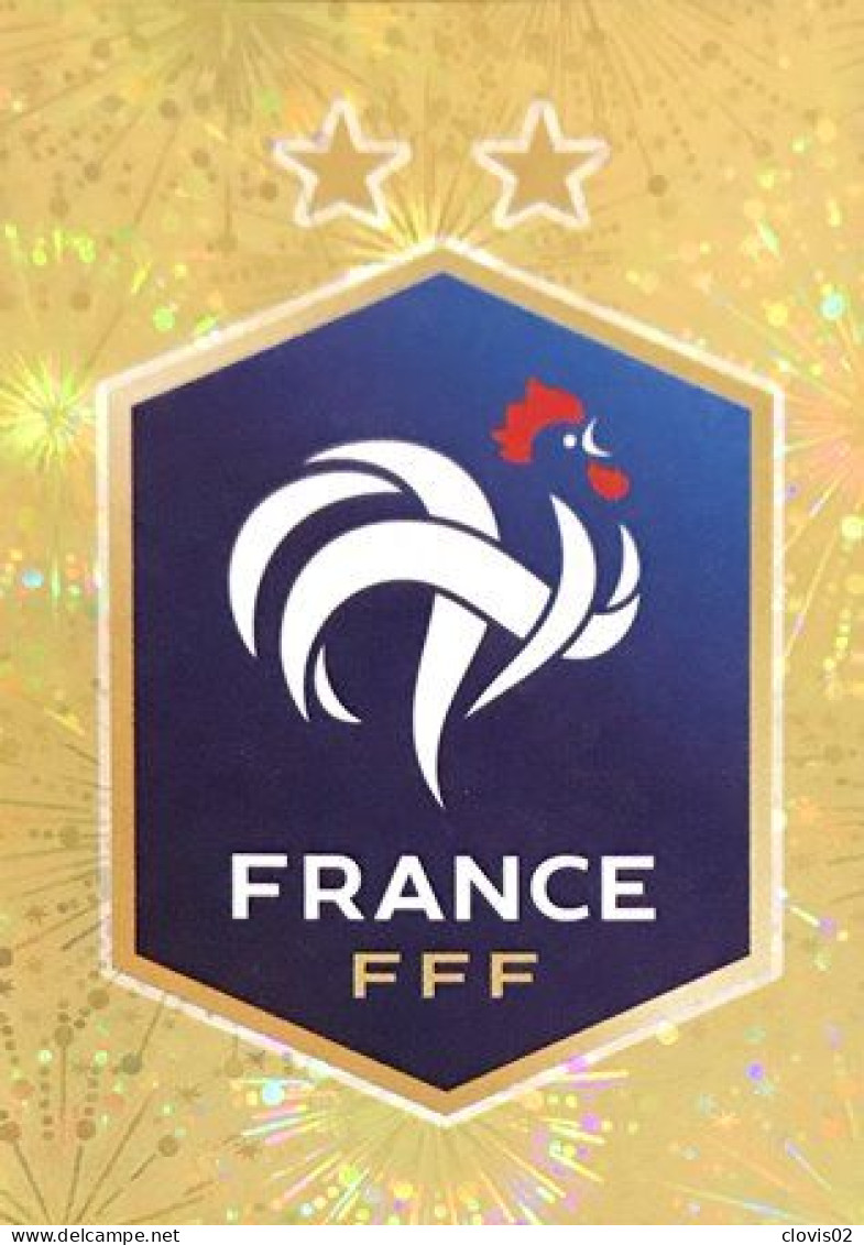 1 Logo FFF - Panini Football Au Plus Près Des Bleus Intermarché 2020 Sticker Vignette - Other & Unclassified