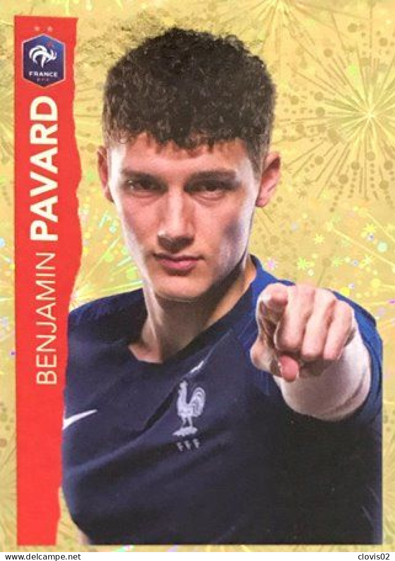 9 Benjamin Pavard - Panini Football Au Plus Près Des Bleus Intermarché 2020 Sticker Vignette - Altri & Non Classificati