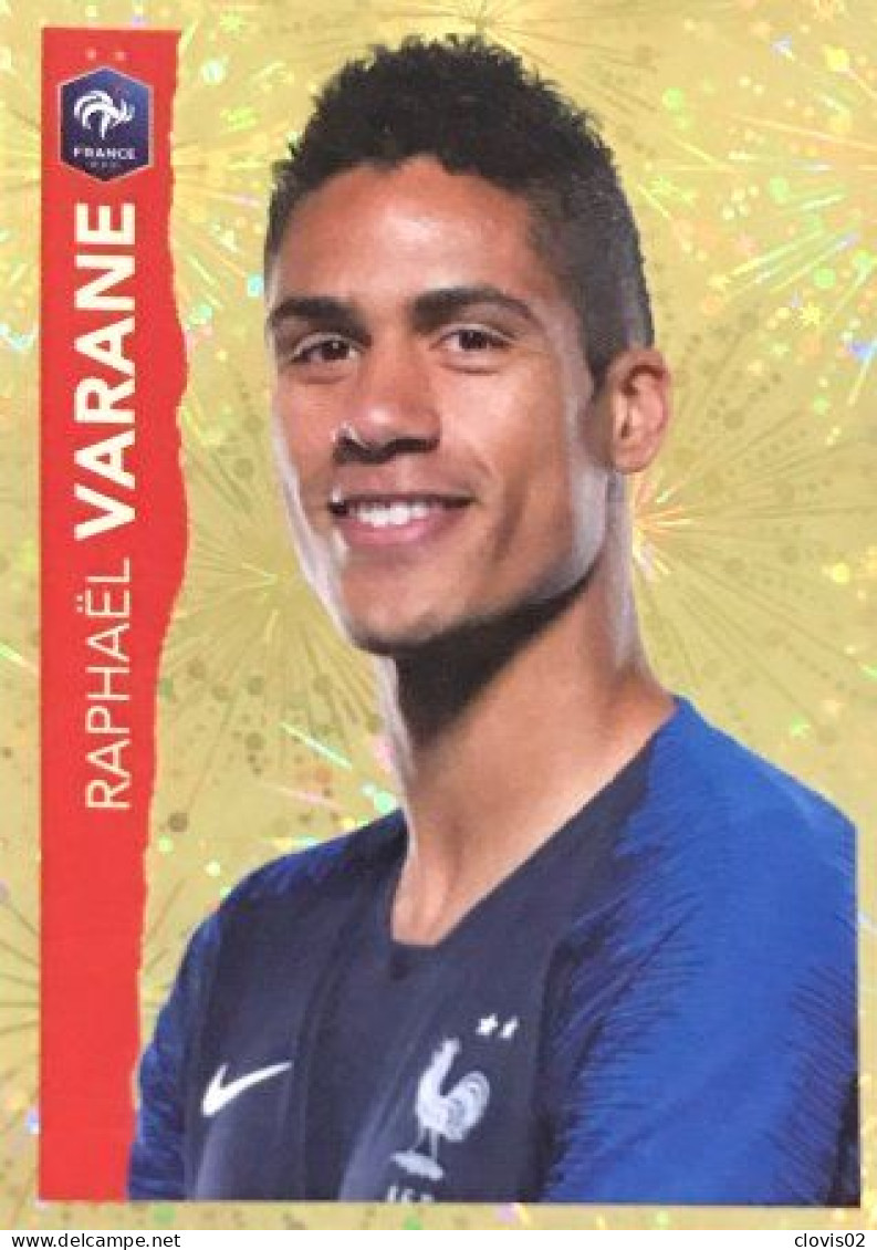 11 Raphaël Varane - Panini Football Au Plus Près Des Bleus Intermarché 2020 Sticker Vignette - Other & Unclassified