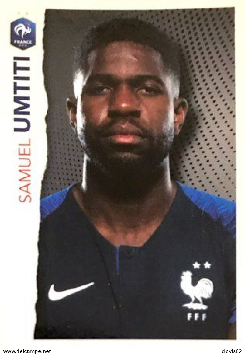 15 Samuel Umtiti - Panini Football Au Plus Près Des Bleus Intermarché 2020 Sticker Vignette - Autres & Non Classés