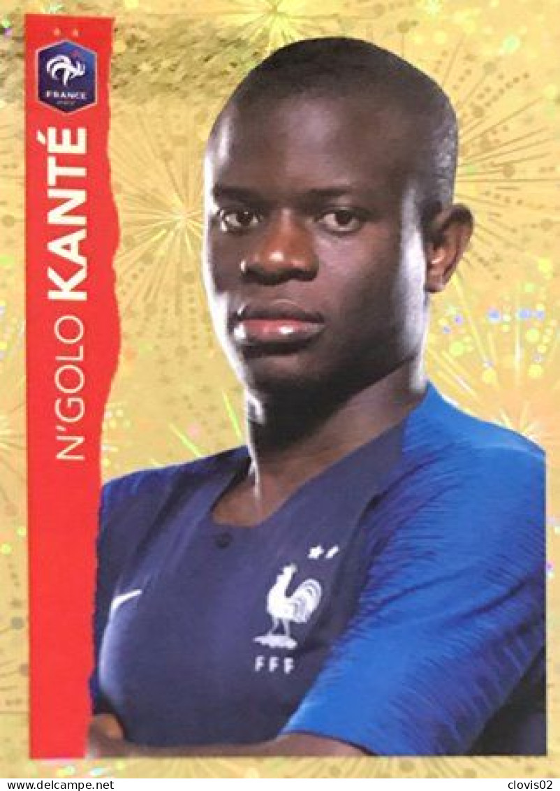 17 N'Golo Kanté - Panini Football Au Plus Près Des Bleus Intermarché 2020 Sticker Vignette - Autres & Non Classés