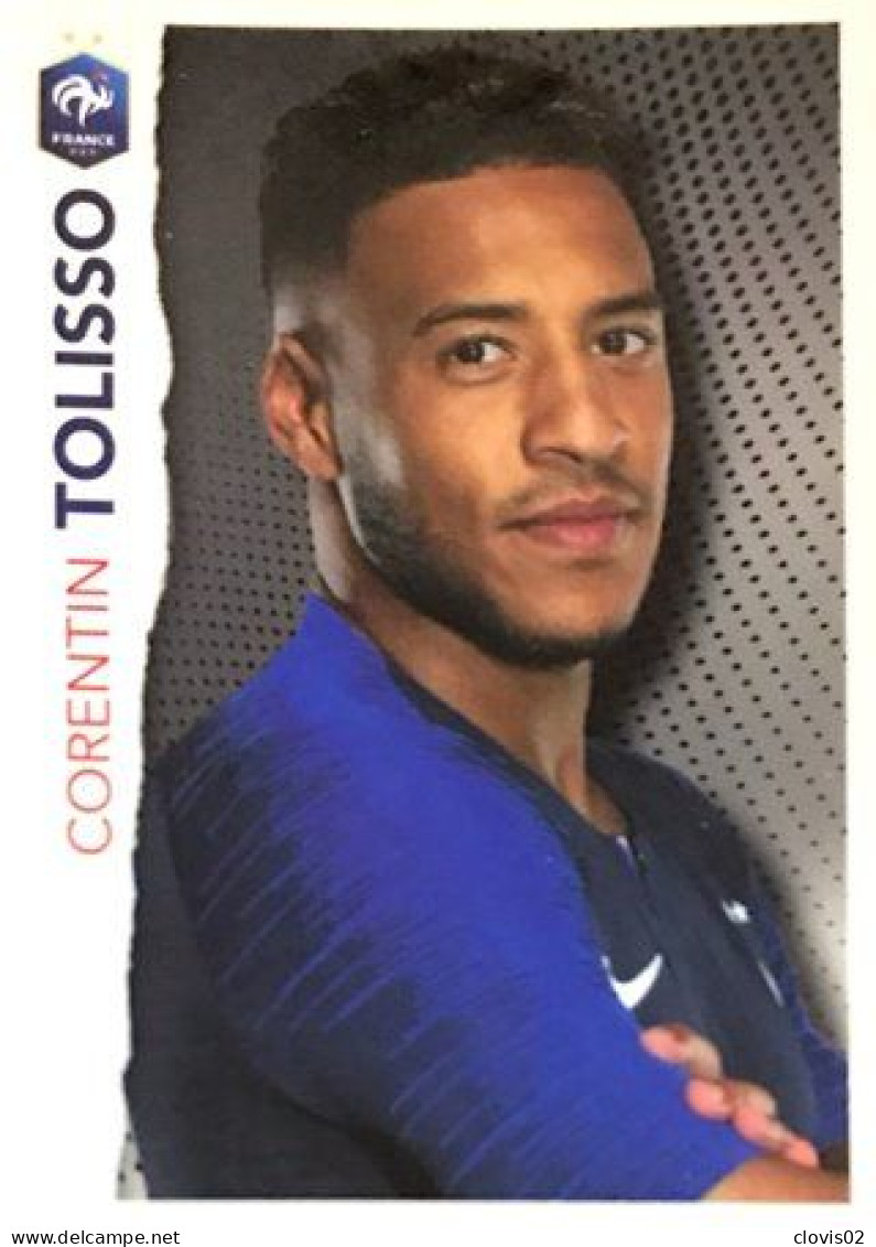 18 Corentin Tolisso - Panini Football Au Plus Près Des Bleus Intermarché 2020 Sticker Vignette - Andere & Zonder Classificatie
