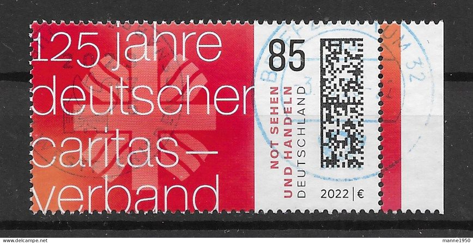 BRD/Bund 2022 Caritas Mi.Nr. 3726 Gestempelt - Used Stamps