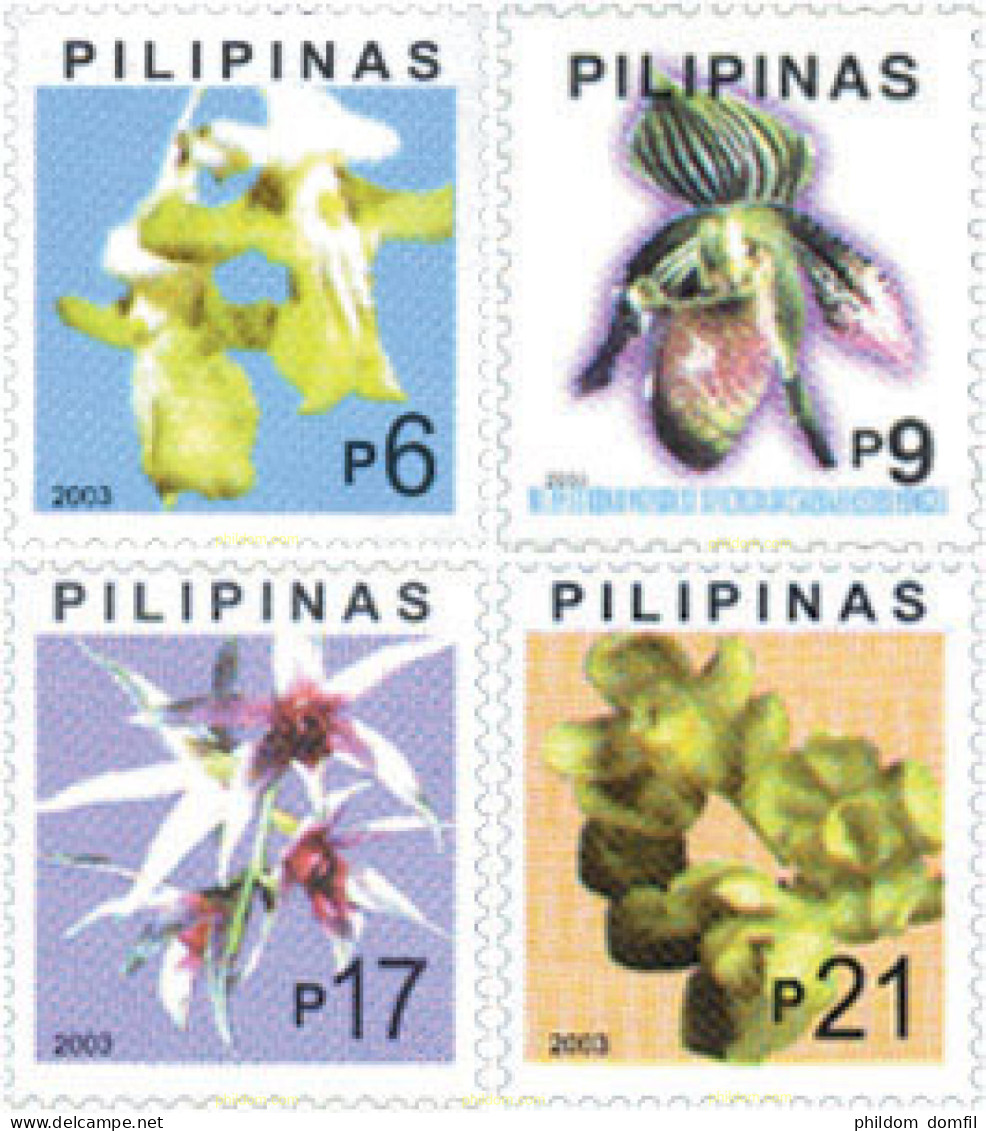 137119 MNH FILIPINAS 2003 ORQUIDEAS - Philippinen