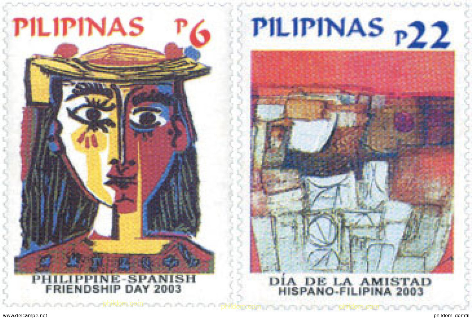 132371 MNH FILIPINAS 2003 DIA DE LA AMISTAD HISPANO-FILIPINA - Filipinas