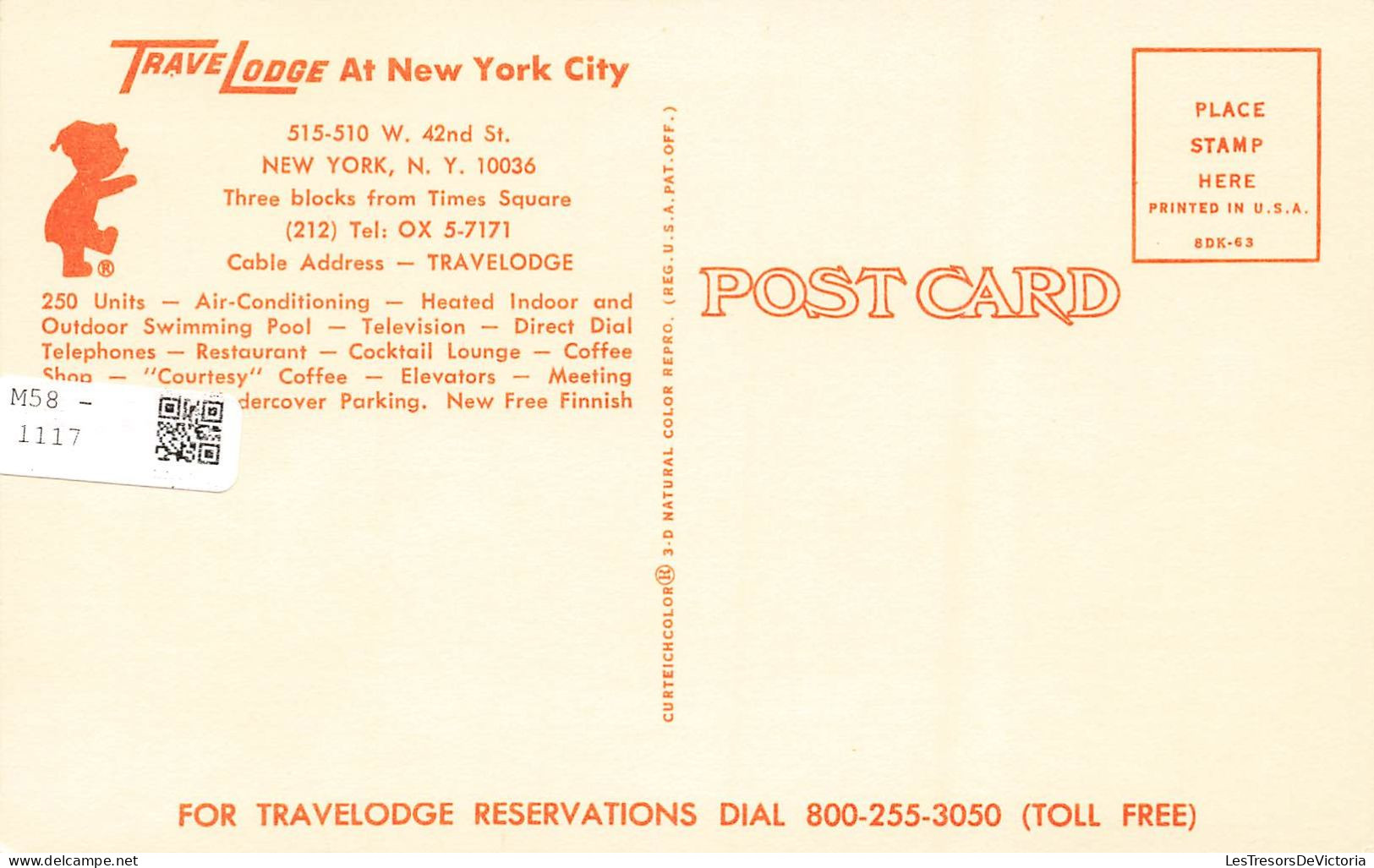 ETATS-UNIS - Travel Lodge At New York City - Vue Générale - Piscine - Animé - Carte Postale - Altri & Non Classificati