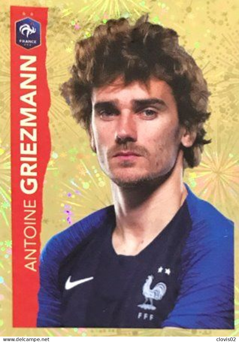 22 Antoine Griezmann - Panini Football Au Plus Près Des Bleus Intermarché 2020 Sticker Vignette - Other & Unclassified