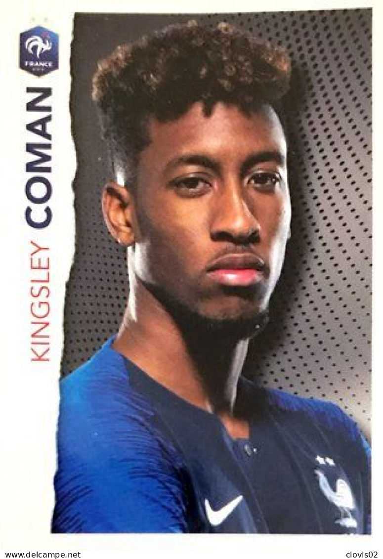 24 Kingsley Coman - Panini Football Au Plus Près Des Bleus Intermarché 2020 Sticker Vignette - Other & Unclassified