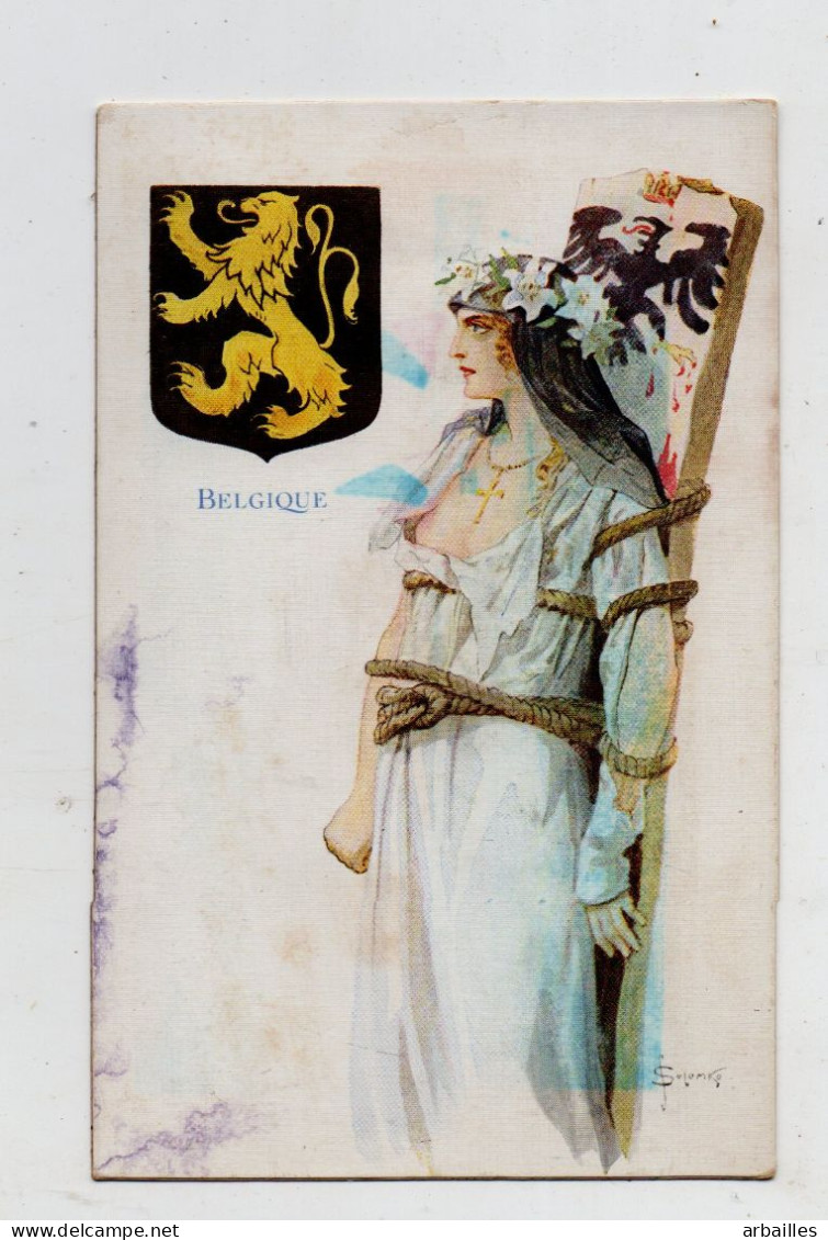Guerre Europeenne De 1914-1919. Belgique. Edition Patriotique. Illust:   Solomko. - Solomko, S.