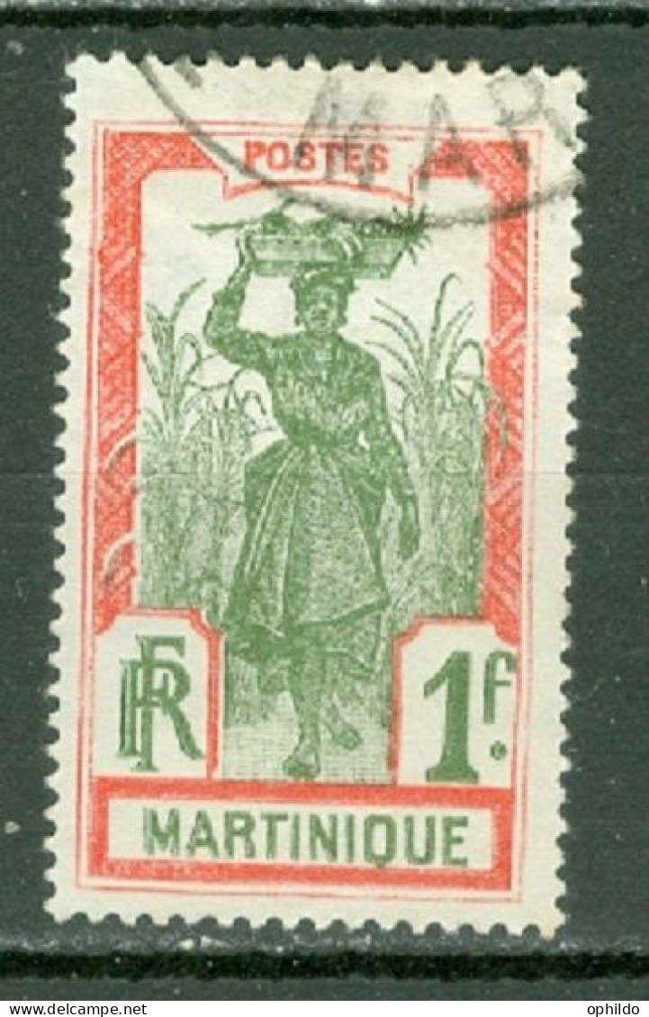 Martinique 125 Ob TB - Usados