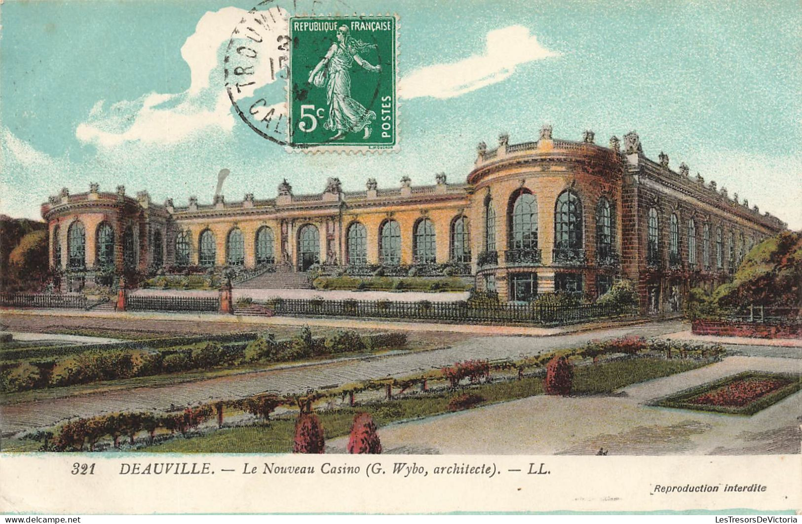 FRANCE - Deauville - Le Nouveau Casino - Carte Postale Ancienne - Deauville