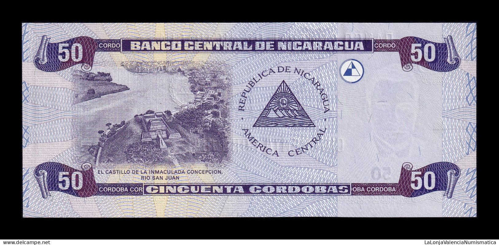 Nicaragua 50 Córdobas 2002 Pick 193 Sc Unc - Nicaragua