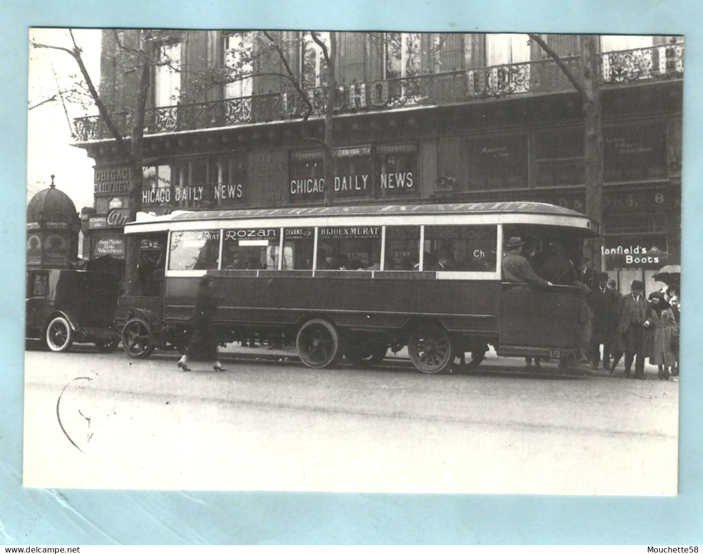 Paris 1923 Autobus Parisiens Schneider - Autres & Non Classés