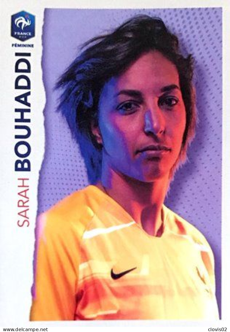 38 Sarah Bouhaddi - Panini Football Au Plus Près Des Bleus Intermarché 2020 Sticker Vignette - Altri & Non Classificati