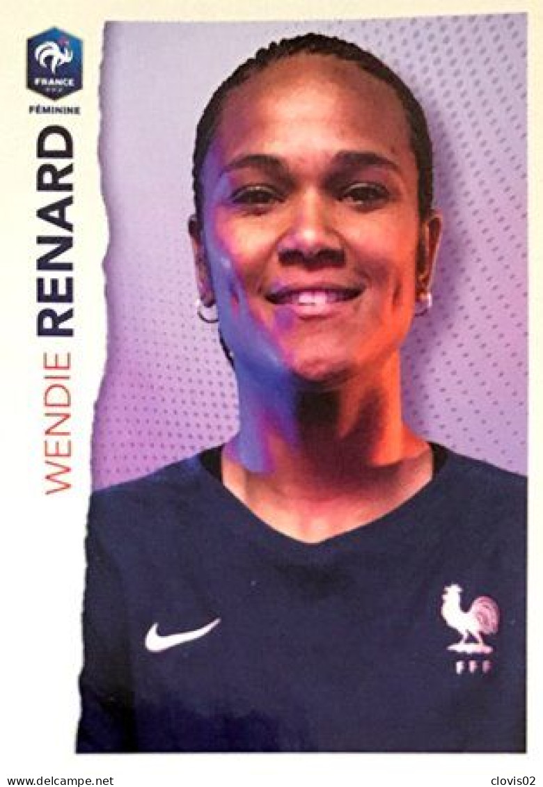39 Wendie Renard - Panini Football Au Plus Près Des Bleus Intermarché 2020 Sticker Vignette - Andere & Zonder Classificatie