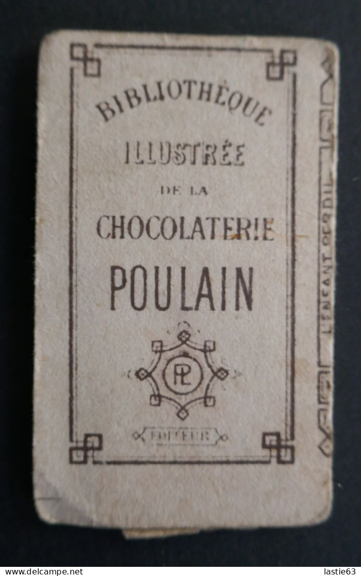 RARE   Lot de 18 petits livres de la bibliothèque illustrée Poulain 6,5 x 4,5 cm contes  et histoires