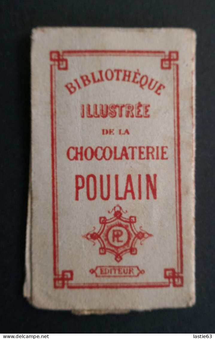 RARE   Lot de 18 petits livres de la bibliothèque illustrée Poulain 6,5 x 4,5 cm contes  et histoires