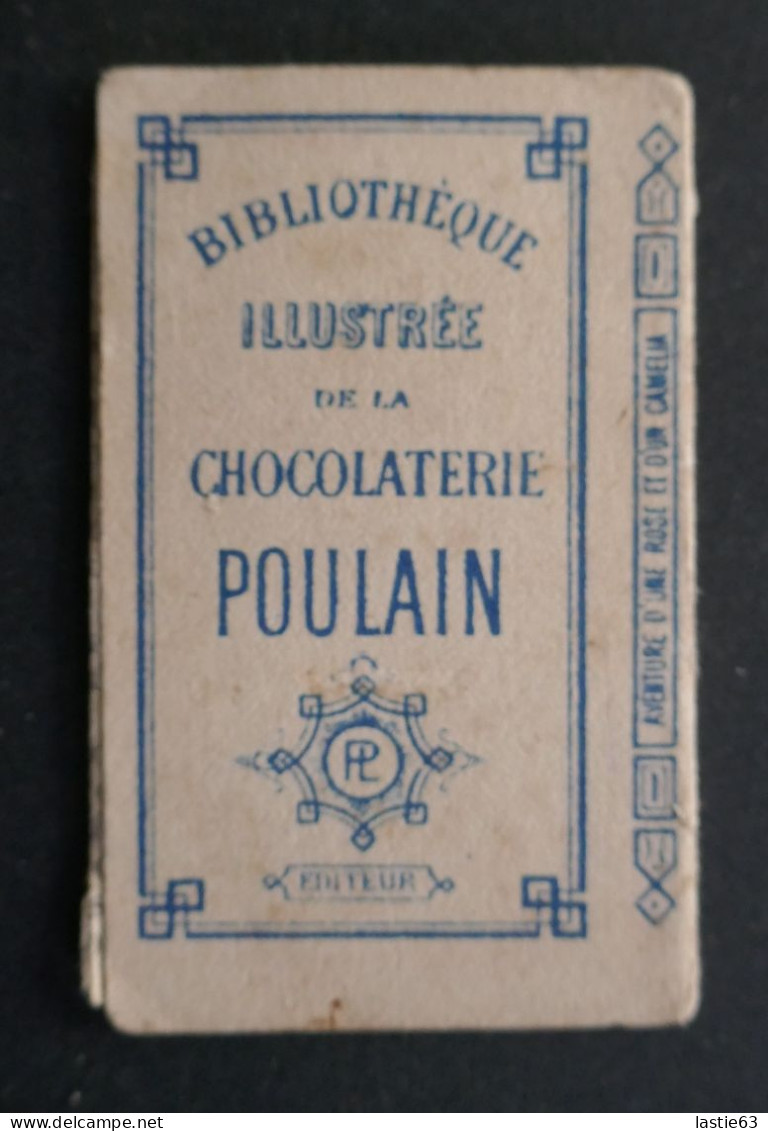 RARE   Lot de 18 petits livres de la bibliothèque illustrée Poulain 6,5 x 4,5 cm contes  et histoires