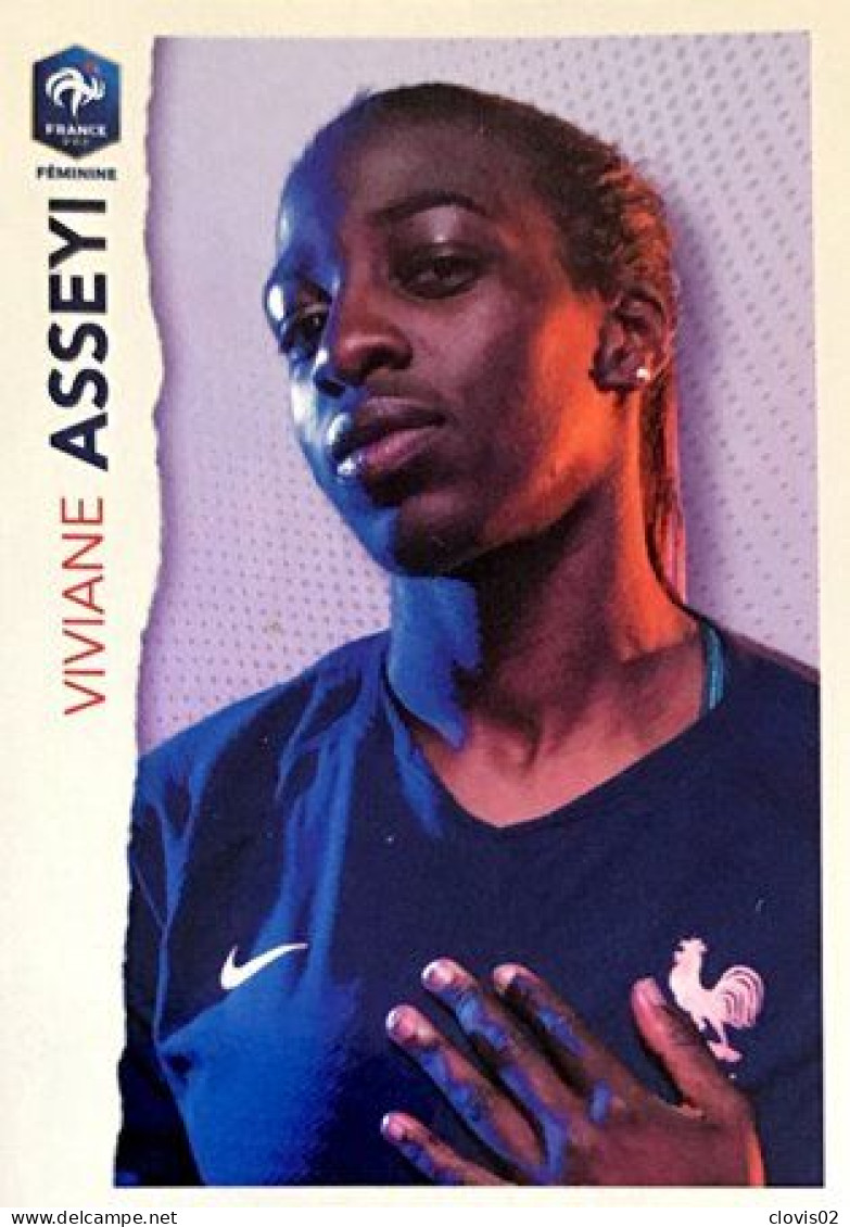 44 Viviane Asseyi - Panini Football Au Plus Près Des Bleus Intermarché 2020 Sticker Vignette - Other & Unclassified