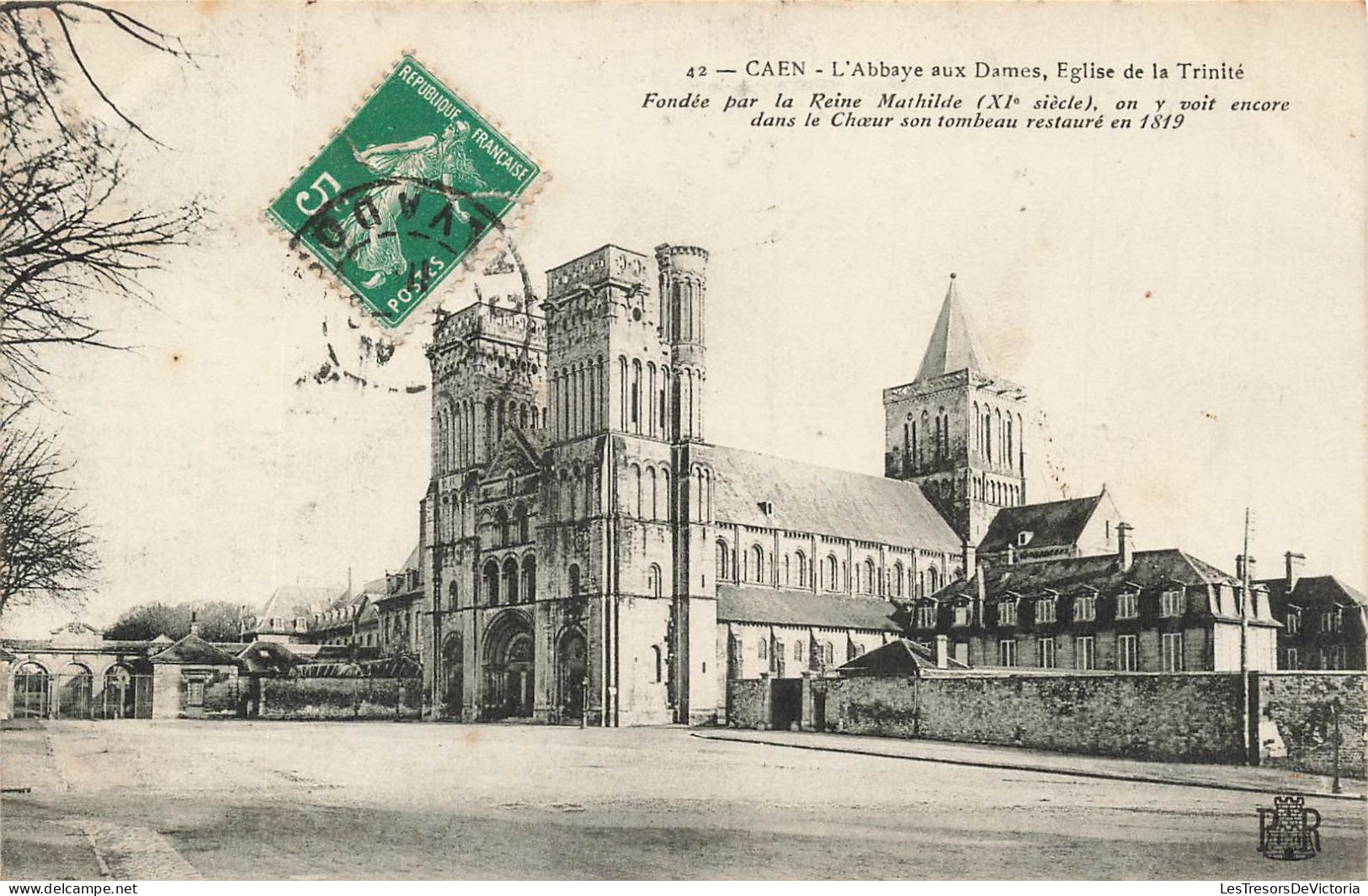 FRANCE - Caen - L'Abbaye Aux Dames - Eglise De La Trinité - Carte Postale Ancienne - Caen