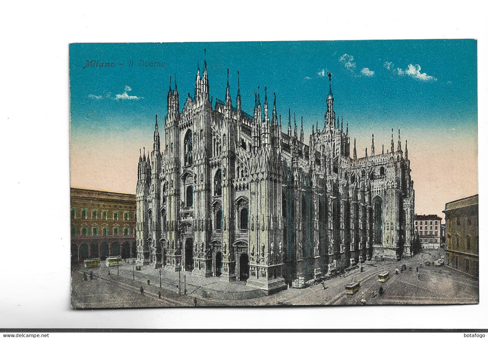 CPA MILANO , IL DUOMO En 1918! - Milano (Milan)