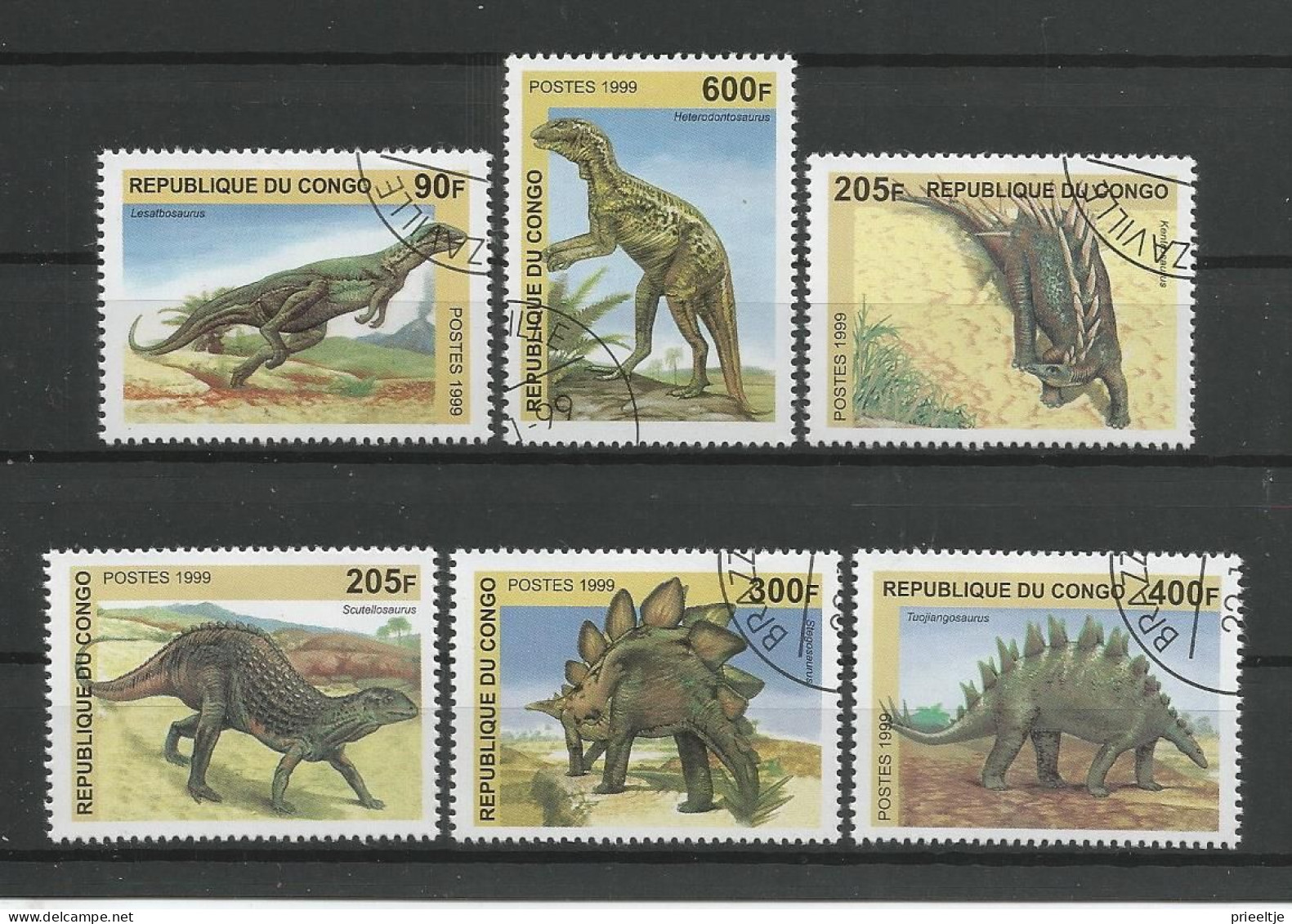 Congo Rep. 1999  Prehistoric Fauna   (0) - Gebraucht