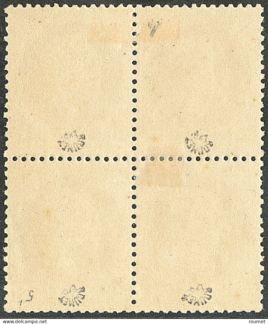 * No 27B, Gris Type II, Bloc De Quatre, Très Frais. - TB - 1863-1870 Napoléon III Con Laureles