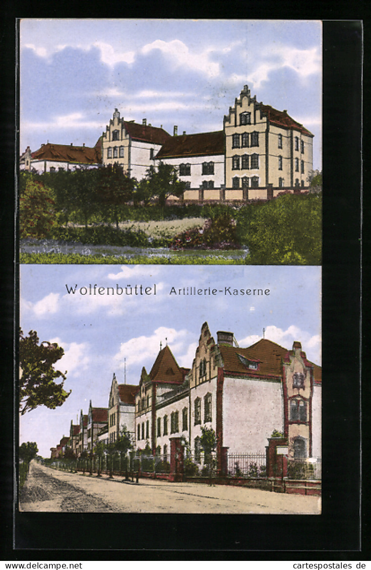 AK Wolfenbüttel, Artillerie-Kaserne Mit Anlagen  - Wolfenbuettel