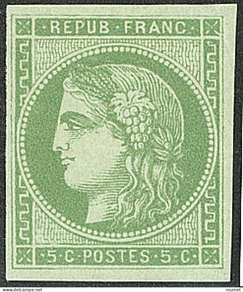 * No 42Bc, Vert-gris, Très Frais. - TB. - R - 1870 Emissione Di Bordeaux
