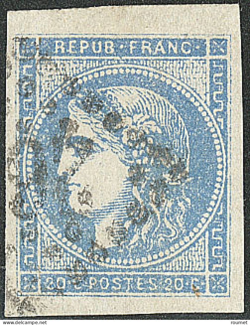No 45Cb, Outremer, Bdf, Très Jolie Pièce. - TB. - R - 1870 Bordeaux Printing