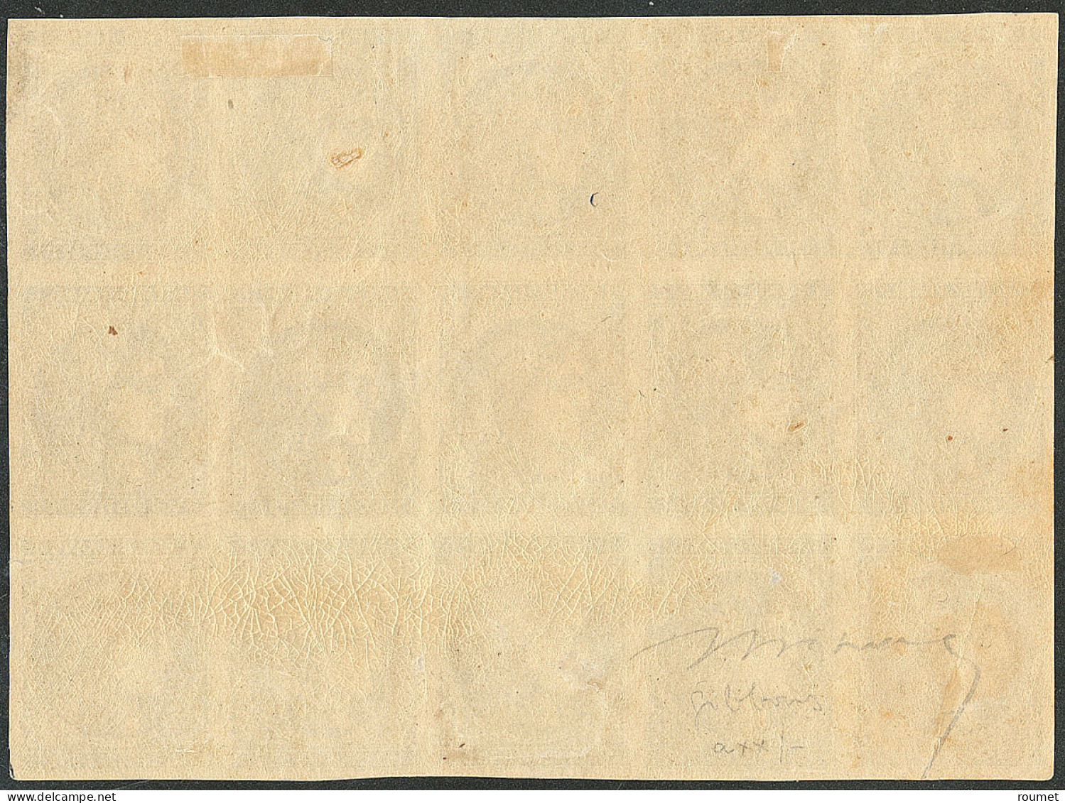 **  Bloc Report De 15 Ex. No 47, Bloc De Quinze (8 Ex *), Très Frais. - TB. - R - 1870 Ausgabe Bordeaux