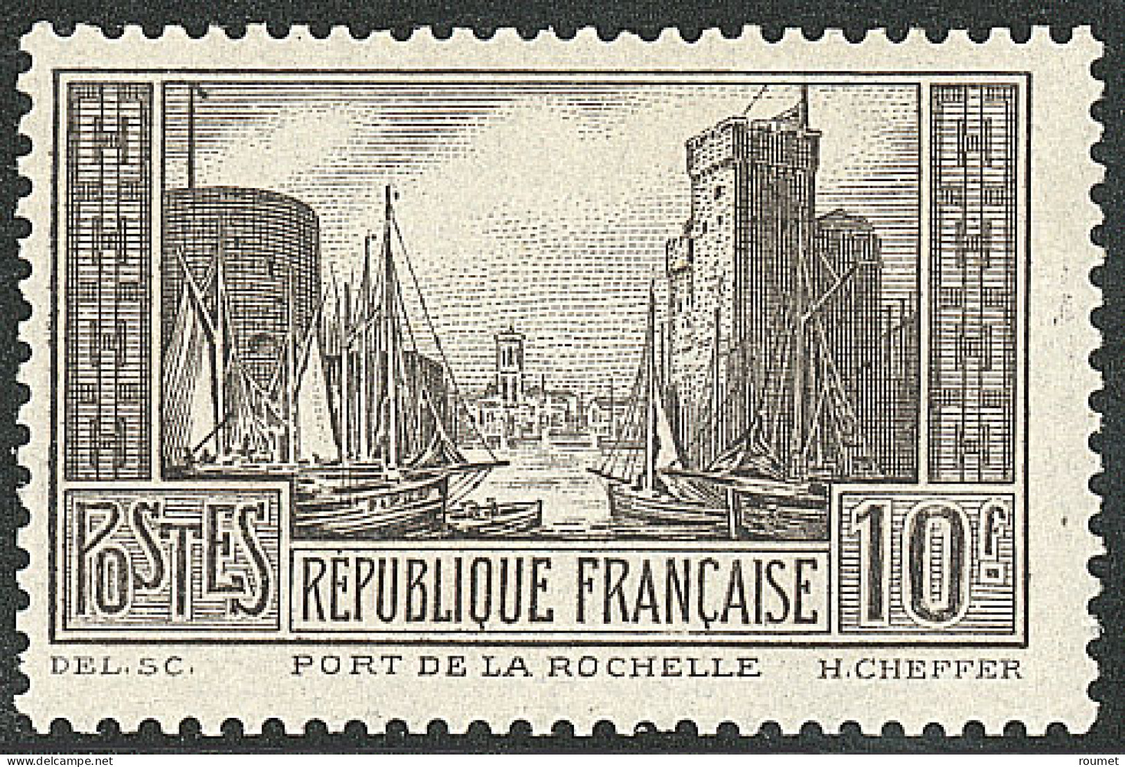 * La Rochelle. Brun-noir. No 261B, Très Frais. - TB. - R - Sonstige & Ohne Zuordnung