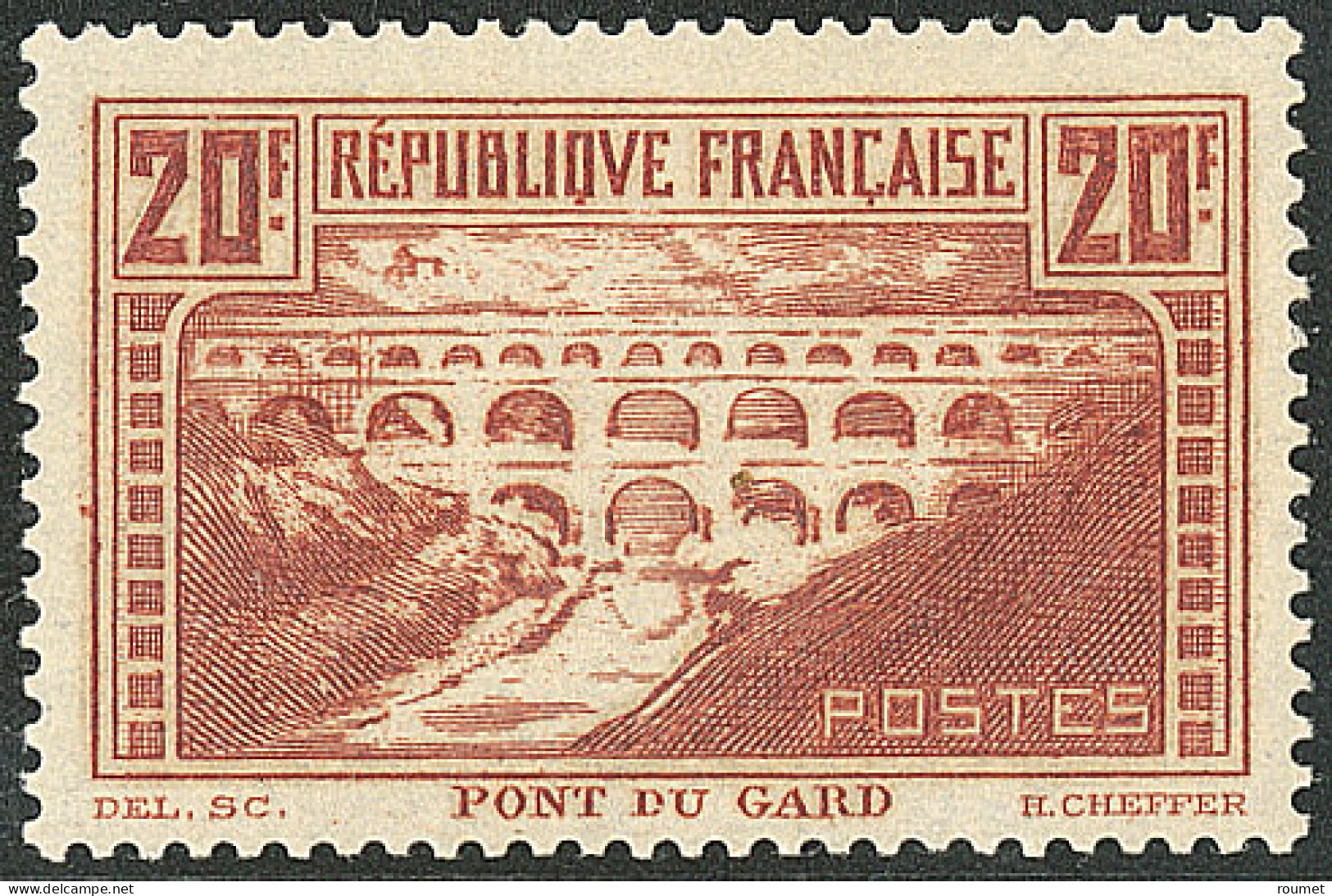 **  Pont Du Gard. Type IIA. Rivière Blanche. No 262e, Chaudron Clair. - TB - Altri & Non Classificati