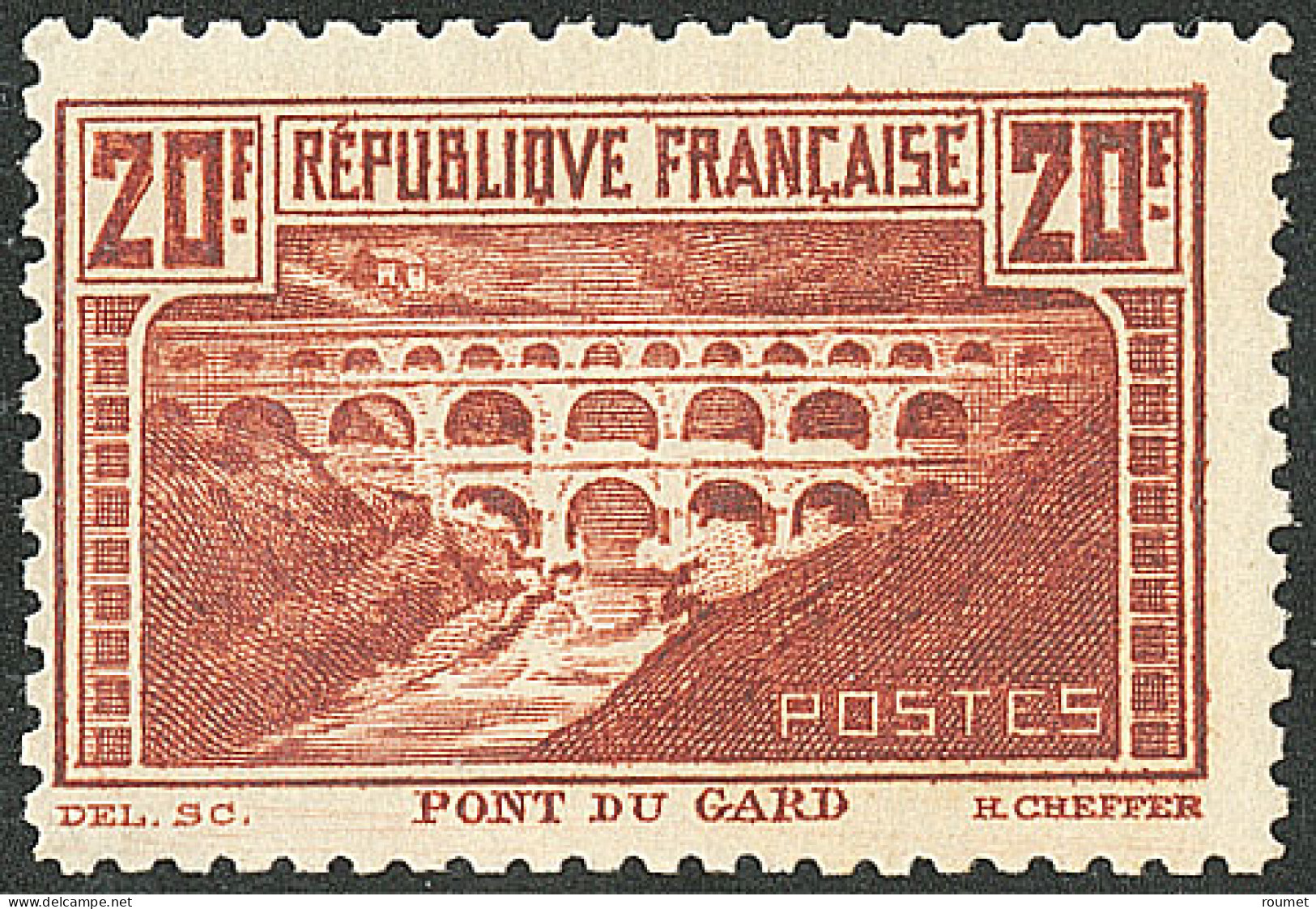 **  Pont Du Gard. Dentelé 11. No 262B. - TB. - R - Autres & Non Classés