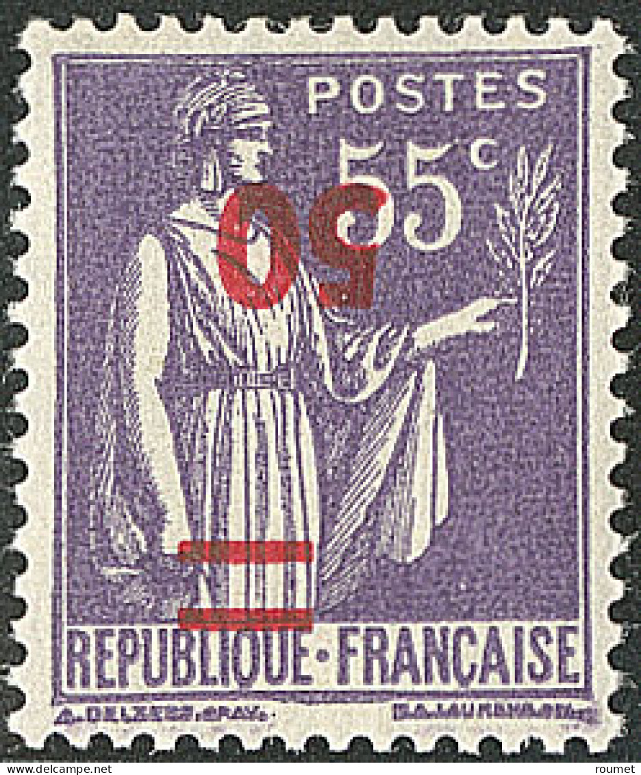 **  Type Paix. Surcharge Renversée. No 478a. - TB. - R - Altri & Non Classificati