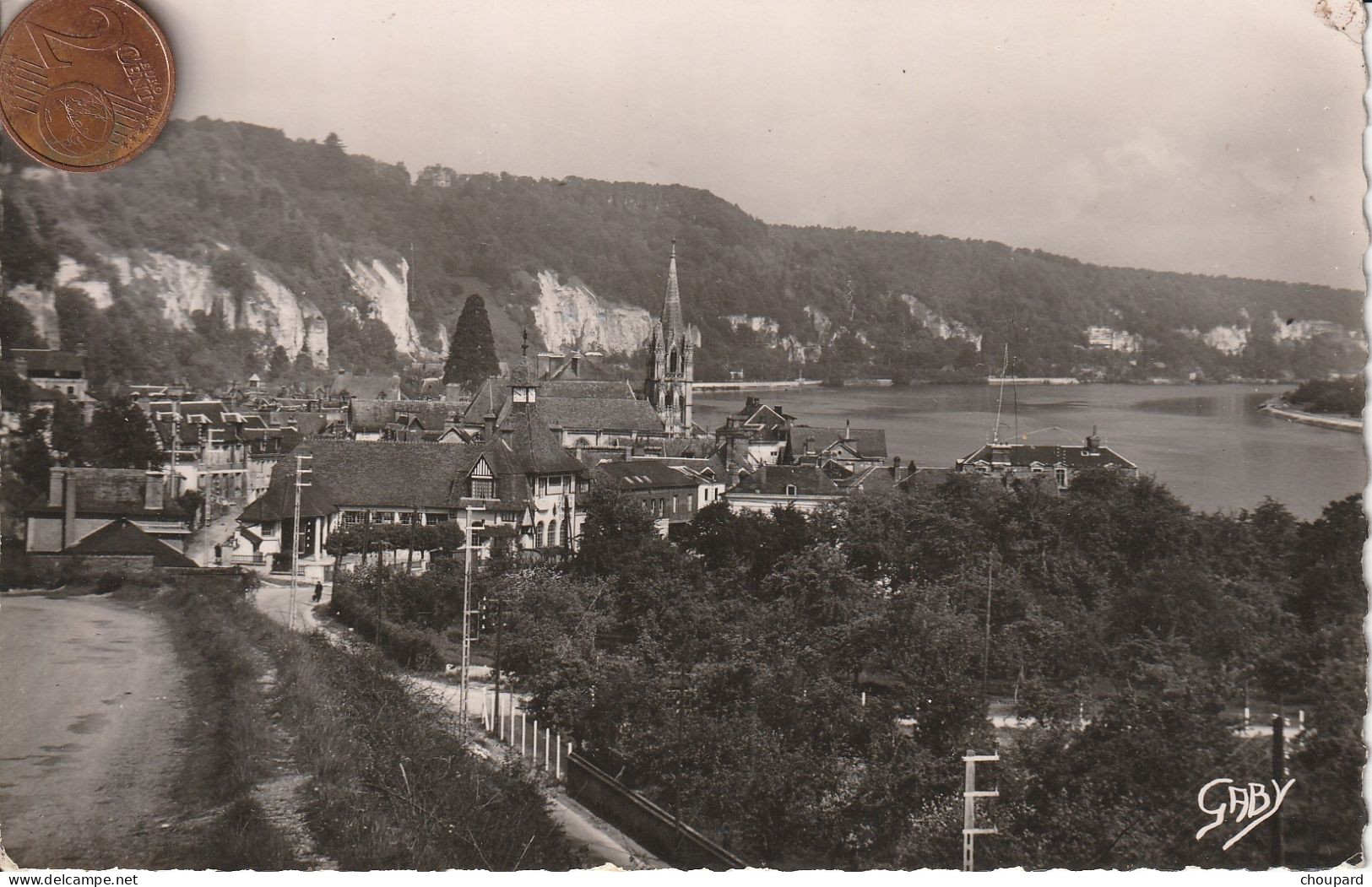 76 -  Carte Postale Semi Moderne De  LA BOUILLE    Vue Aérienne - La Bouille