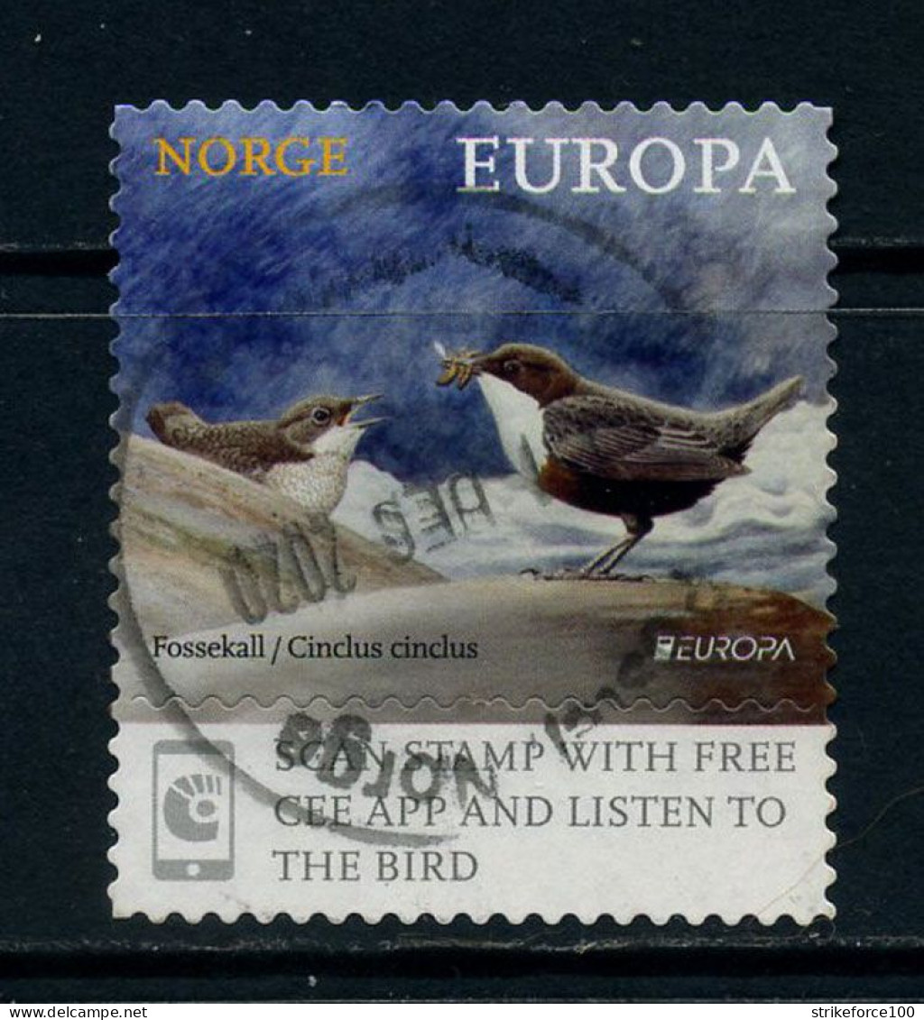 Norway 2020 - Europa Used Bird Stamp. - Oblitérés